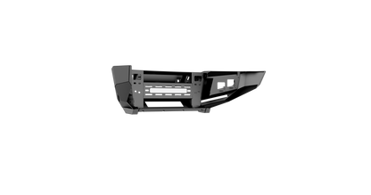 iDentity Front Bumper Full Kit | Shackle Center Section | Standard End Pods | Beauty Ring - Texture Black 2015-2019 Chevrolet 2500 3500