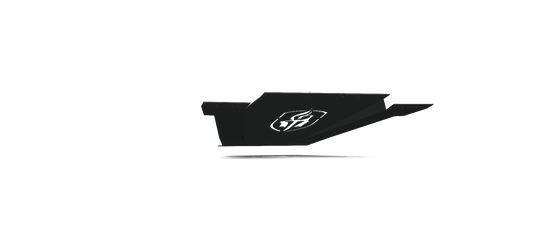 Spartan Front Bumper Bolt on Accessory Skid Plate - Texture Black 2015-2019 Chevrolet 2500 3500