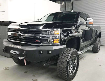 Stealth Front Winch Bumper - Texture Black 2015-2019 Chevrolet 2500 3500