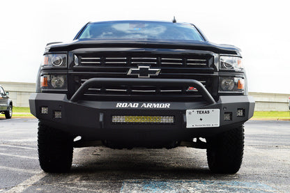 Stealth Front Non-Winch Bumper Pre-Runner Guard - Texture Black 2016-2018 Chevrolet 1500