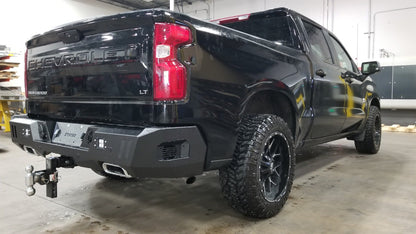 Spartan Rear Bumper - Texture Black 2019-2021 Chevrolet/GMC 1500