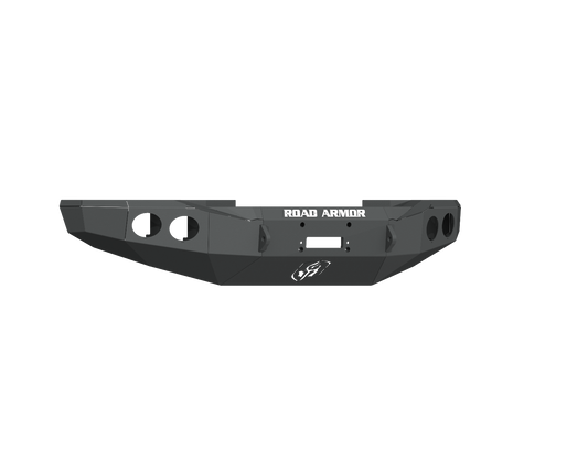 Stealth Front Winch Bumper | Round Holes - Texture Black 2019-2023 Chevrolet 4500 5500 6500