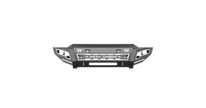 iDentity Front Bumper Full Kit | Shackle Center Section | Standard End Pods | Beauty Ring - Texture Black 2020-2023 Chevrolet 2500 3500