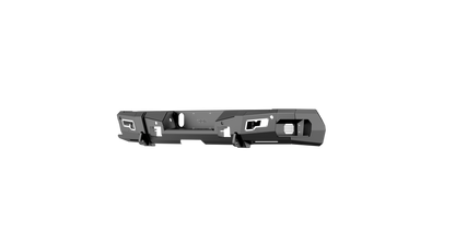 iDentity Rear Bumper Full Kit | Center Section | Shackle End Pods | Beauty Ring - Texture Black 2020-2023 Chevrolet/GMC 2500 3500