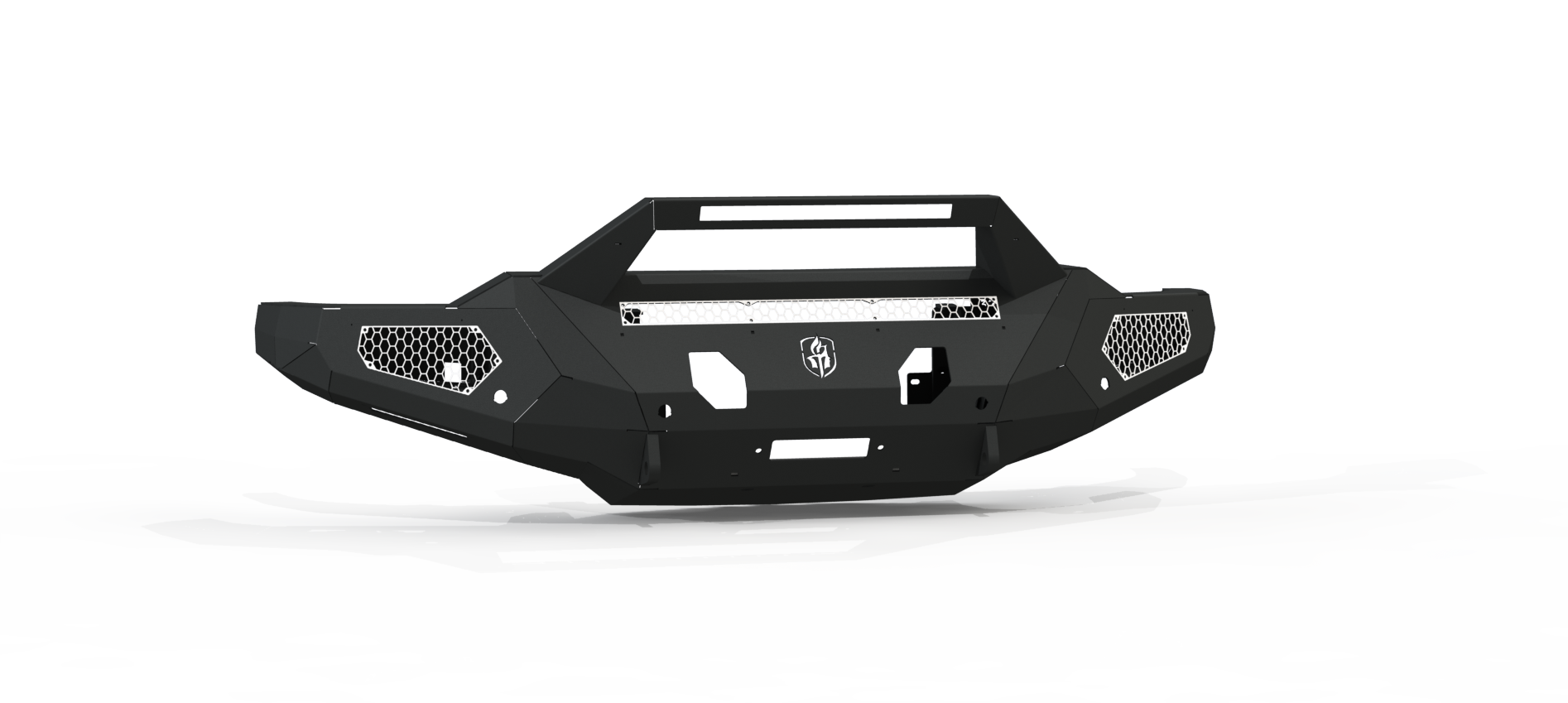 Evolution Front Winch Bumper Sheet Metal Pre-Runner Guard - Texture Black 2020-2023 Chevrolet 2500 3500