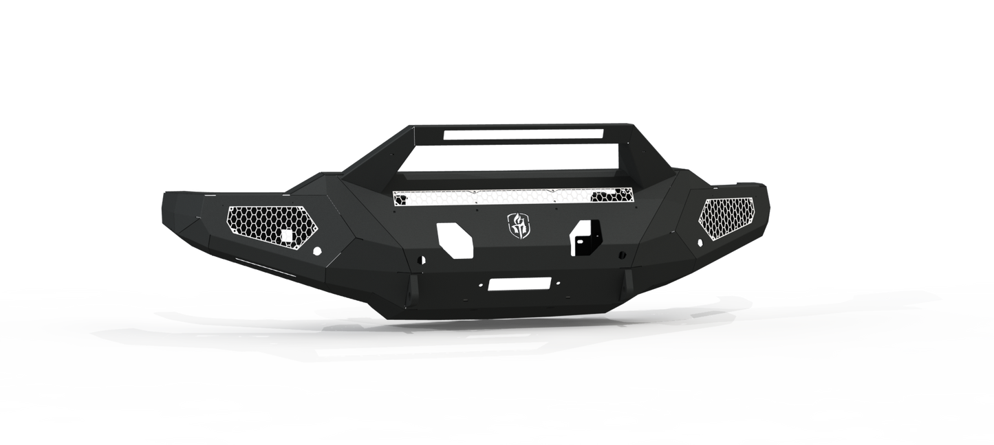 Evolution Front Winch Bumper Sheet Metal Pre-Runner Guard - Texture Black 2020-2023 Chevrolet 2500 3500