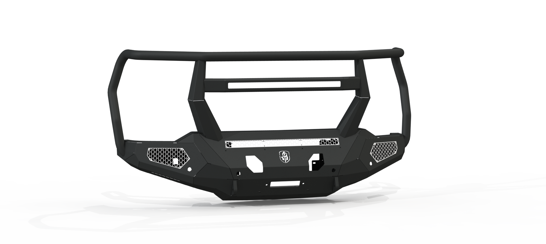 Evolution Front Winch Bumper Reaper Guard - Texture Black 2020-2023 Chevrolet 2500 3500