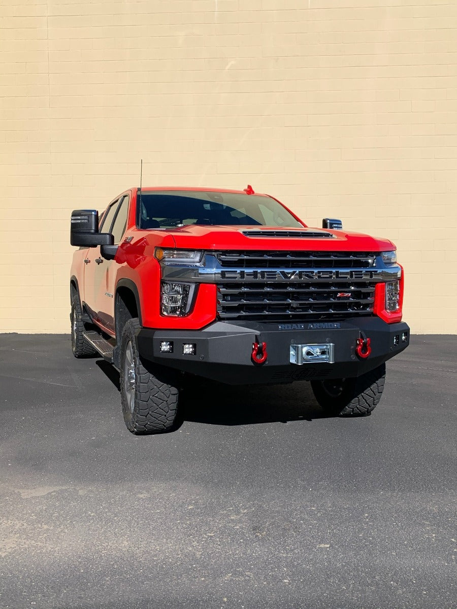 Stealth Front Winch Bumper - Texture Black 2020-2023 Chevrolet 2500 3500