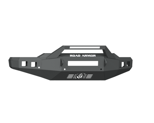 Stealth Front Non-Winch Bumper  Sheet Metal Pre-Runner Guard - Texture Black 2020-2023 Chevrolet 2500 3500