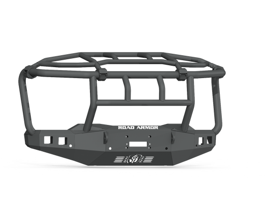 Stealth Front Winch Bumper Titan II Guard | Intimidator - Texture Black 2020-2023 Chevrolet 2500 3500