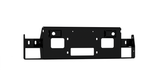 Vaquero Front Bumper Accessory Winch Plate - Texture Black 2020-2023 Chevrolet 2500 3500