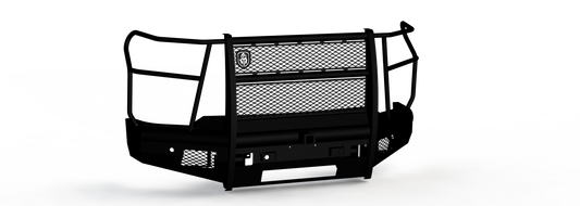 Vaquero Front Non-Winch Bumper Full Guard | 2in Receiver - Texture Black 2020-2023 Chevrolet 2500 3500