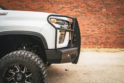 Vaquero Front Non-Winch Bumper Full Guard - Texture Black 2020-2023 Chevrolet 2500 3500