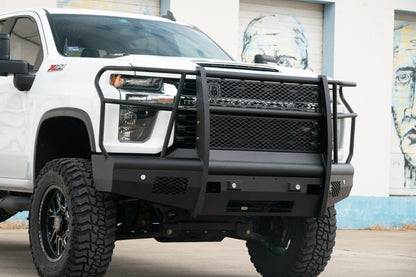 Vaquero Front Non-Winch Bumper Full Guard - Texture Black 2020-2023 Chevrolet 2500 3500