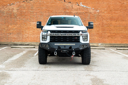Evolution Front Winch Bumper - Texture Black 2020-2023 Chevrolet 2500 3500