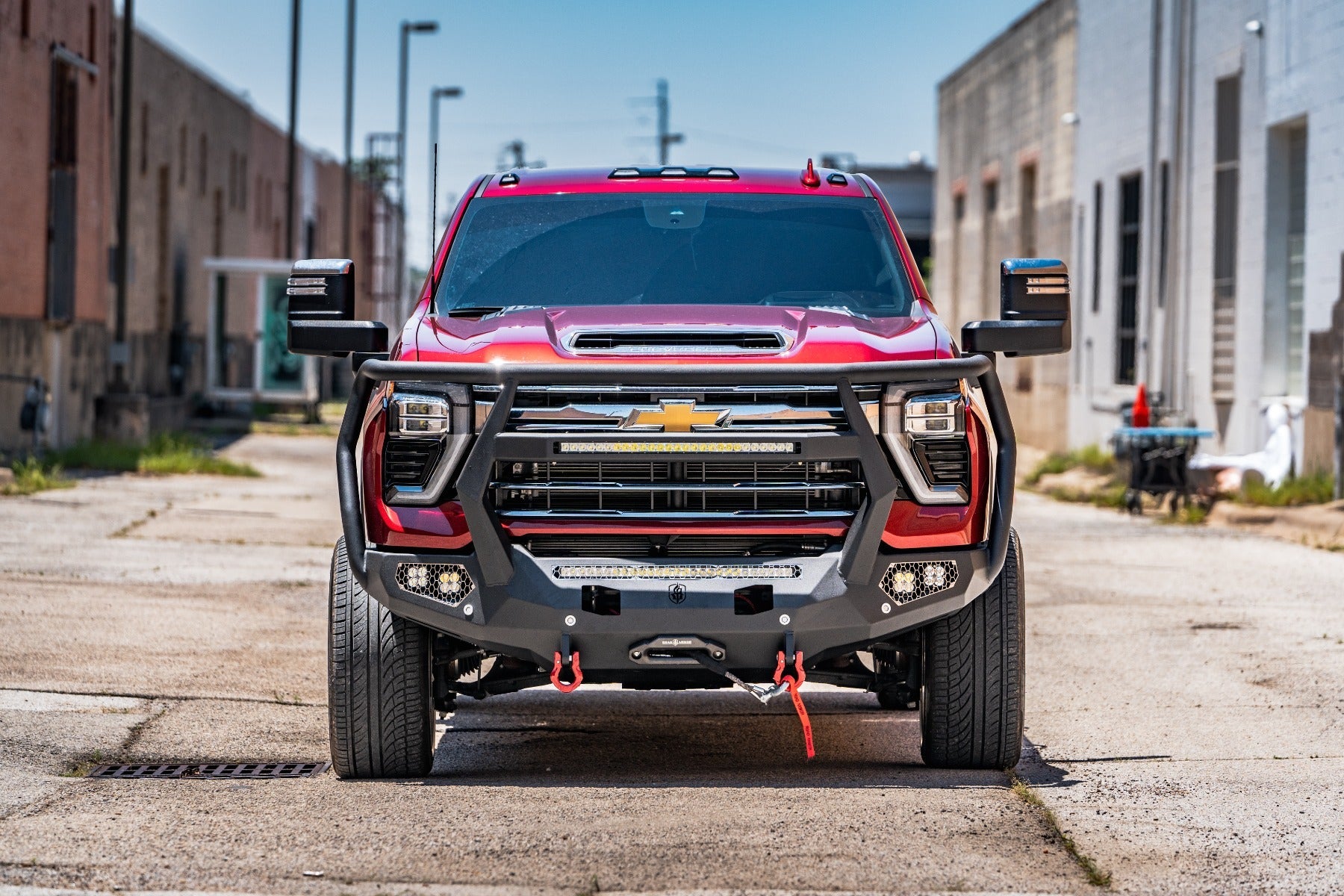 Evolution Front Winch Bumper Reaper Guard - Texture Black 2024-2025 Chevrolet 2500 3500