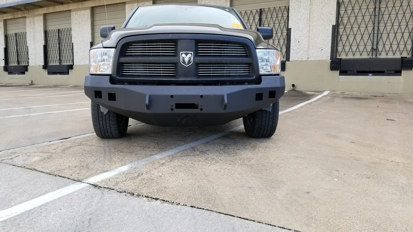 Stealth Front Winch Bumper Lonestar Guard - Texture Black 2009-2012 RAM 1500