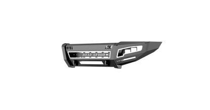 iDentity Front Bumper Full Kit | Shackle Center Section | Wide End Pods | Beauty Ring - Texture Black 2010-2018 RAM 4500