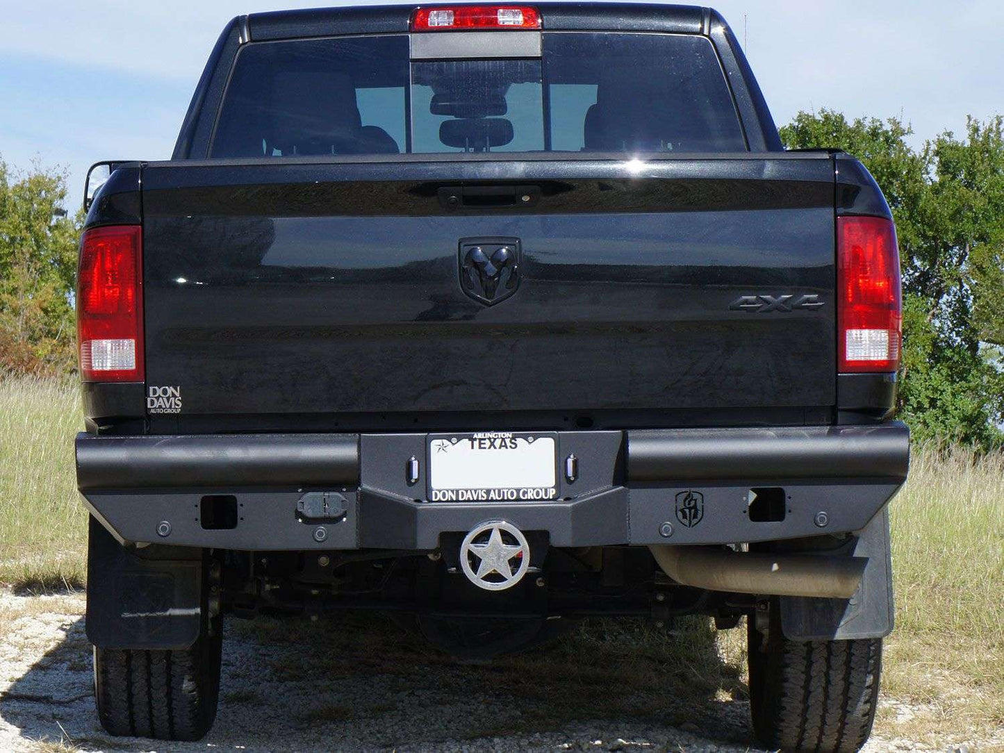 Vaquero Rear Bumper - Texture Black 2010-2018 RAM 2500 3500 4500
