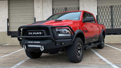 Stealth Front Non-Winch Bumper Lonestar Guard - Texture Black 2015-2018 RAM Rebel