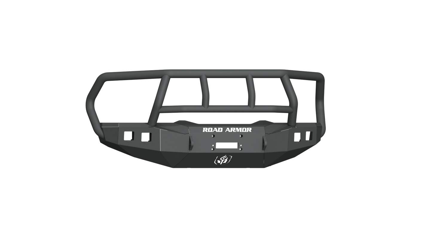 Stealth Front Winch Bumper Titan II Guard - Texture Black 2015-2018 RAM Rebel