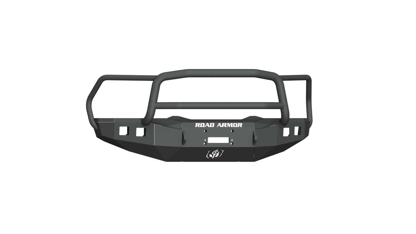 Stealth Front Winch Bumper Lonestar Guard - Texture Black 2015-2018 RAM Rebel
