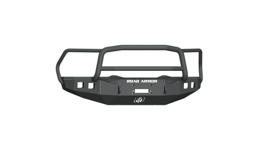Stealth Front Winch Bumper Lonestar Guard - Texture Black 2015-2018 RAM Rebel