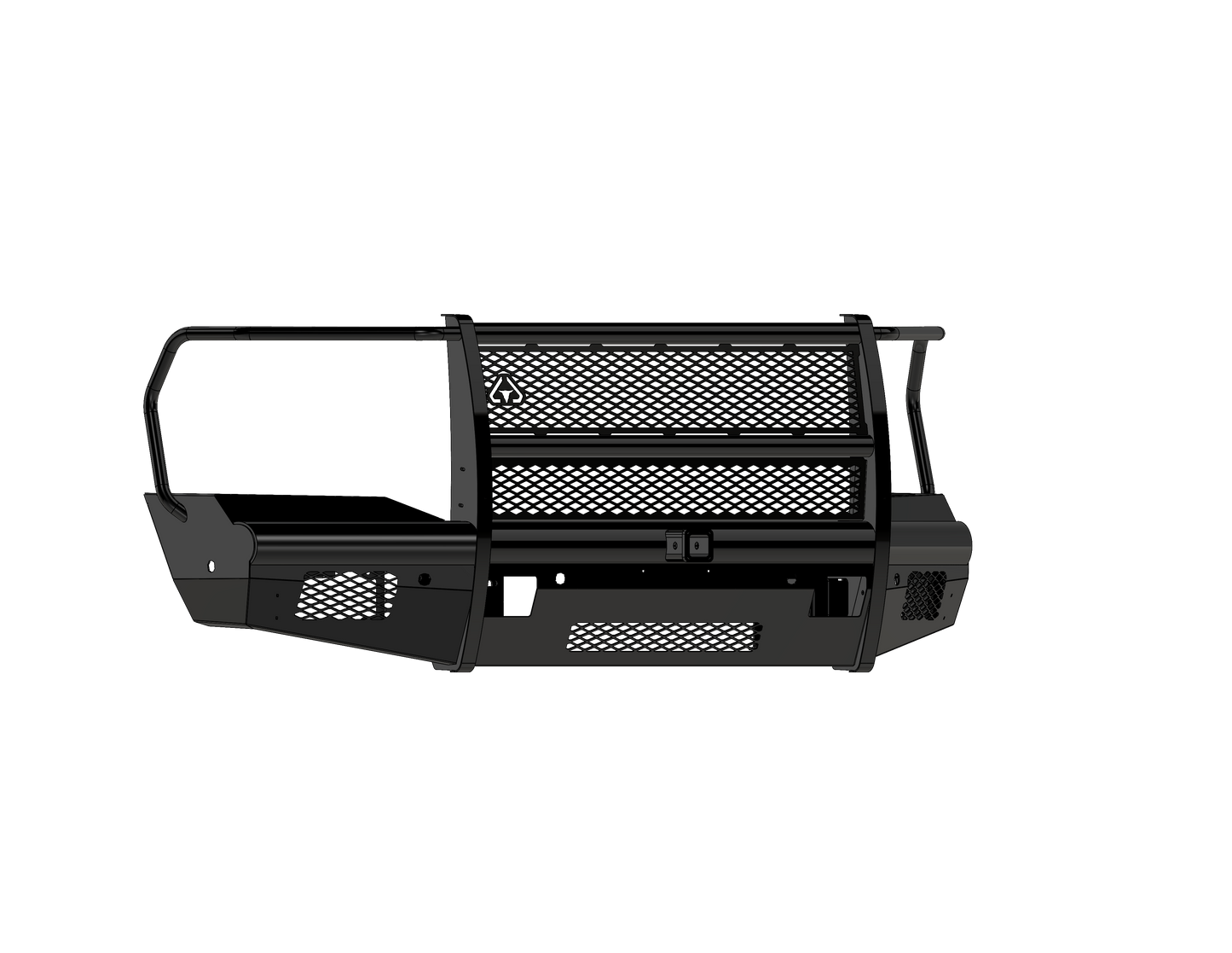 Vaquero Front Non-Winch Bumper Full Guard | 2in Receiver - Gloss Black 2019-2026 RAM 2500 3500