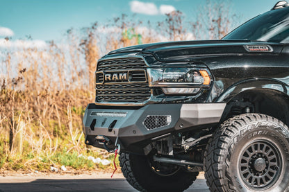 Evolution Front Winch Bumper - Texture Black 2019-2024 RAM 2500 3500