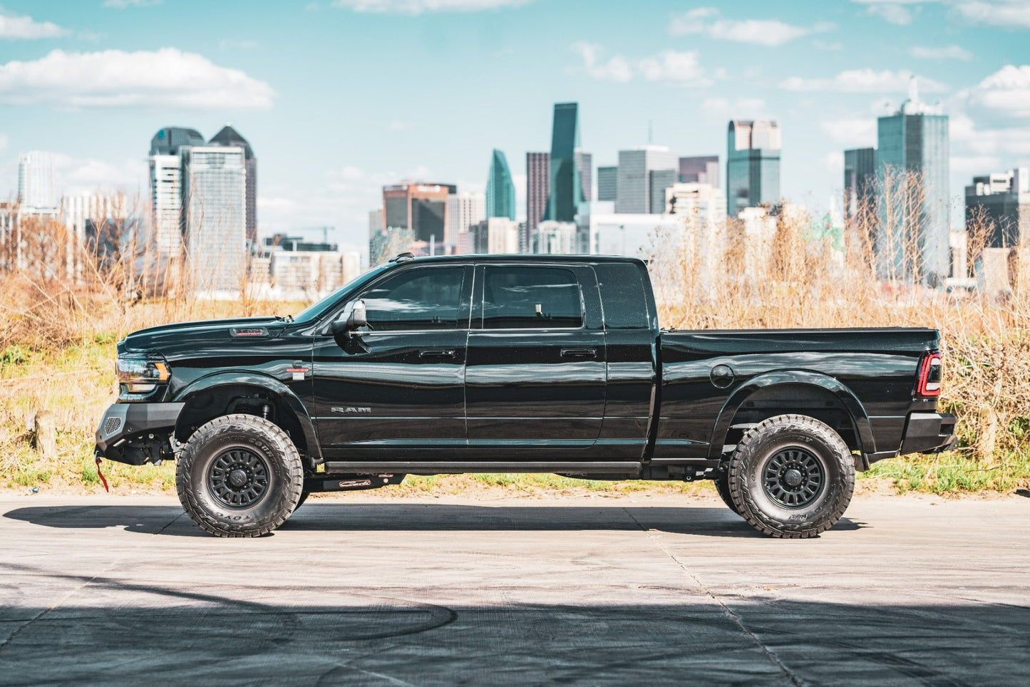 Evolution Front Winch Bumper - Texture Black 2019-2024 RAM 2500 3500