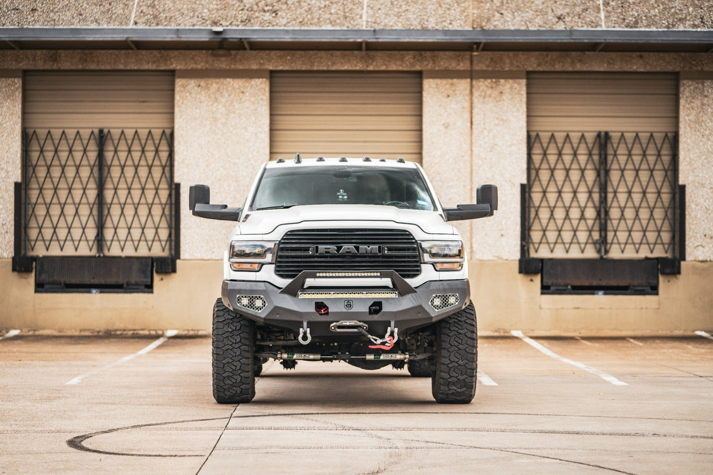 Evolution Front Winch Bumper Sheet Metal Pre-Runner Guard - Texture Black 2019-2024 RAM 2500 3500