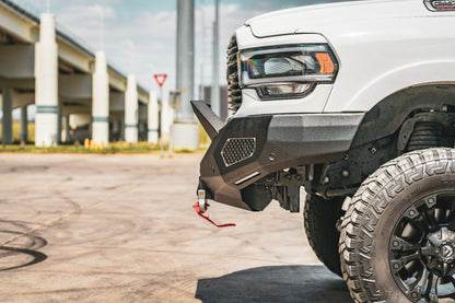 Evolution Front Winch Bumper Sheet Metal Pre-Runner Guard - Texture Black 2019-2024 RAM 2500 3500