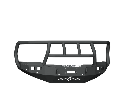 Stealth Front Winch Bumper Titan II Guard - Texture Black 2019-2024 RAM 2500 3500