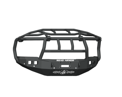 Stealth Front Winch Bumper Titan II Guard | Intimidator - Texture Black 2019-2024 RAM 2500 3500