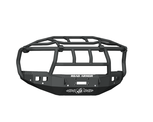 Stealth Front Winch Bumper Titan II Guard | Intimidator - Texture Black 2019-2024 RAM 2500 3500