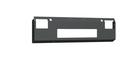 Vaquero Front Bumper Accessory Non-Winch Plate - Texture Black 2019-2024 RAM 2500 3500