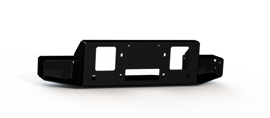 Vaquero Front Bumper Accessory Winch Plate - Texture Black 2019-2024 RAM 2500 3500