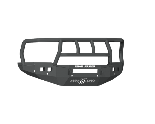 Stealth Front Non-Winch Bumper Titan II Guard - Texture Black 2019-2024 RAM 4500 5500