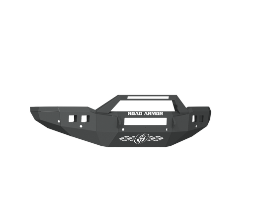 Stealth Front Non-Winch Bumper Sheet Metal Pre-Runner Guard - Texture Black 2019-2024 RAM 4500 5500