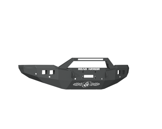 Stealth Front Winch Bumper Sheet Metal Pre-Runner Guard - Texture Black 2019-2024 RAM 4500 5500