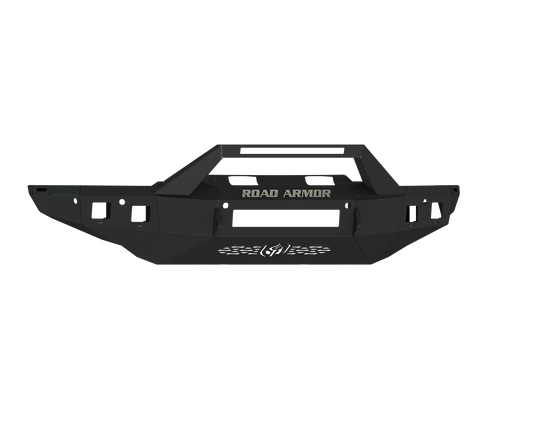 Stealth Front Non-Winch Bumper Sheet Metal Pre-Runner Guard - Texture Black 2021-2024 RAM TRX