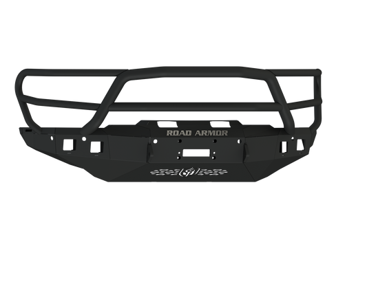 Stealth Front Winch Bumper Lonestar Guard - Texture Black 2021-2024 RAM TRX