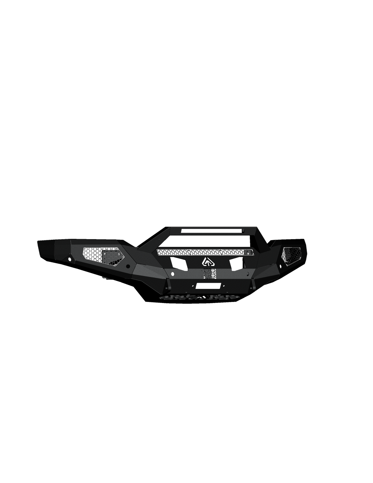 Evolution Front Evolution Front Winch Bumper Sheet Metal Pre-Runner Guard - Texture Bl ...