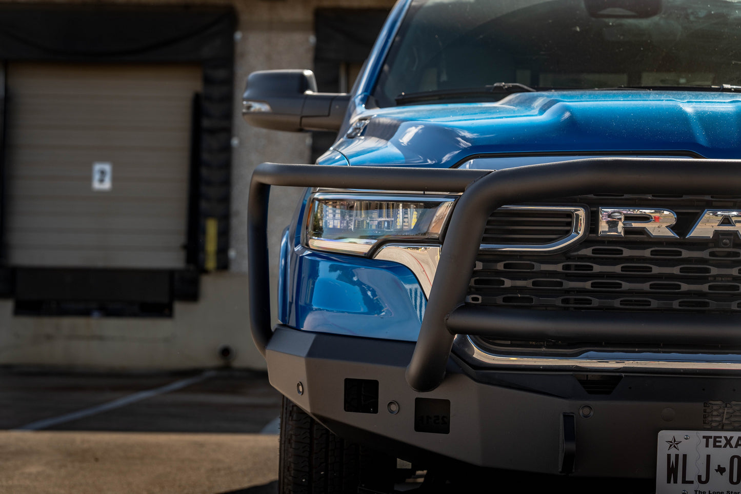 Stealth Front Winch Bumper Lonestar Guard - Texture Black - 2025-2027 -RAM - 1500