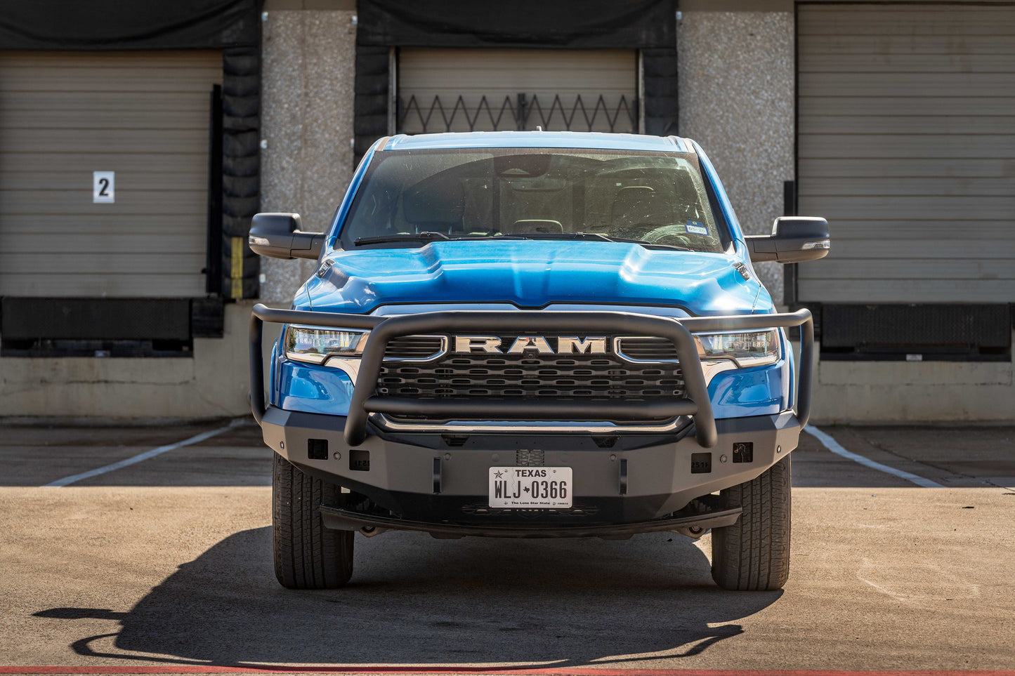 Stealth Front Winch Bumper Lonestar Guard - Texture Black - 2025-2027 -RAM - 1500