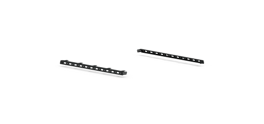 Treck Bed Rack System Accessory | Upper 5Ft. Bed Rail Mount (Pair) | 5 Light Mounts - Texture Black