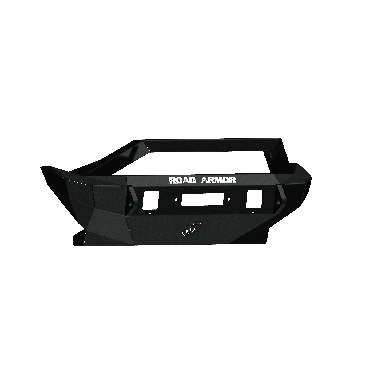 Stealth Front Mid Width Winch Bumper Sheet Metal Pre-Runner Guard - Texture Black 2007-2018 Jeep JK JKU