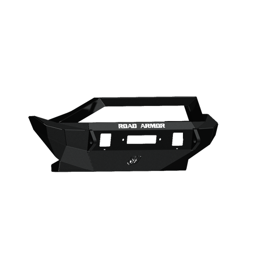 Stealth Front Mid Width Winch Bumper Sheet Metal Pre-Runner Guard - Texture Black 2007-2018 Jeep JK JKU