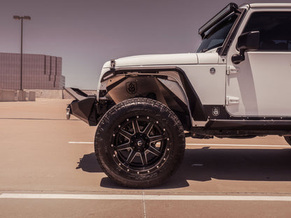 Stealth Front Fender Flares - Texture Black 2007-2018 Jeep JKU