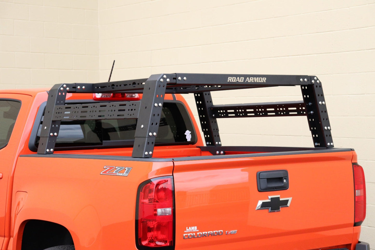 Treck 5Ft. Adjustable Bed Rack System | Includes Bracket Kit - Texture Black 2015-2022 Chevrolet Colorado